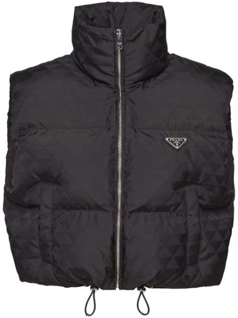 bodywarmer prada|prada padded gilet.